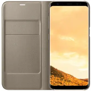 Қап Samsung Galaxy S8+ LED View Cover (EF-NG955PFEGRU) Gold үшін
