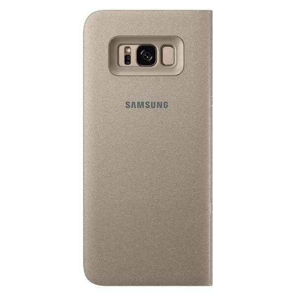 Қап Samsung Galaxy S8+ LED View Cover (EF-NG955PFEGRU) Gold үшін - фото 2
