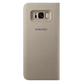 Қап Samsung Galaxy S8+ LED View Cover (EF-NG955PFEGRU) Gold үшін