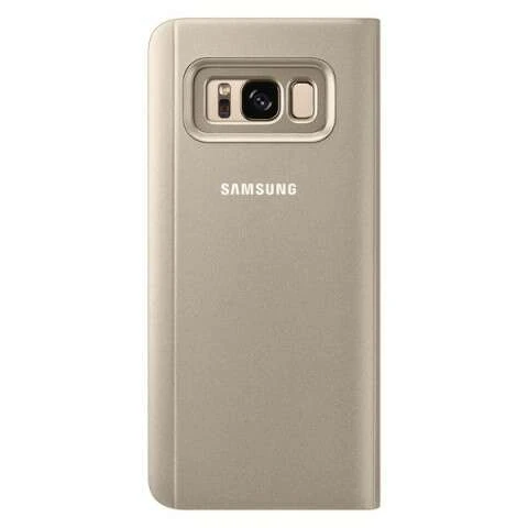 Чехол Samsung для Galaxy S8+ Clear View Standing Cover (EF-ZG955CFEGRU) Gold - фото 2