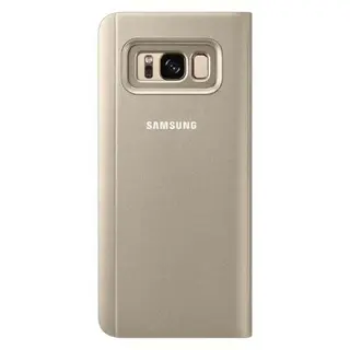 Чехол Samsung для Galaxy S8+ Clear View Standing Cover (EF-ZG955CFEGRU) Gold