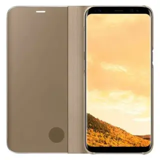 Чехол Samsung для Galaxy S8+ Clear View Standing Cover (EF-ZG955CFEGRU) Gold