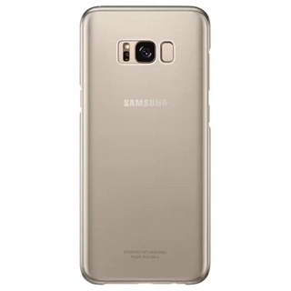 Чехол Samsung для Galaxy S8+ Clear Cover (EF-QG955CFEGRU) Gold