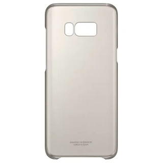Чехол Samsung для Galaxy S8+ Clear Cover (EF-QG955CFEGRU) Gold