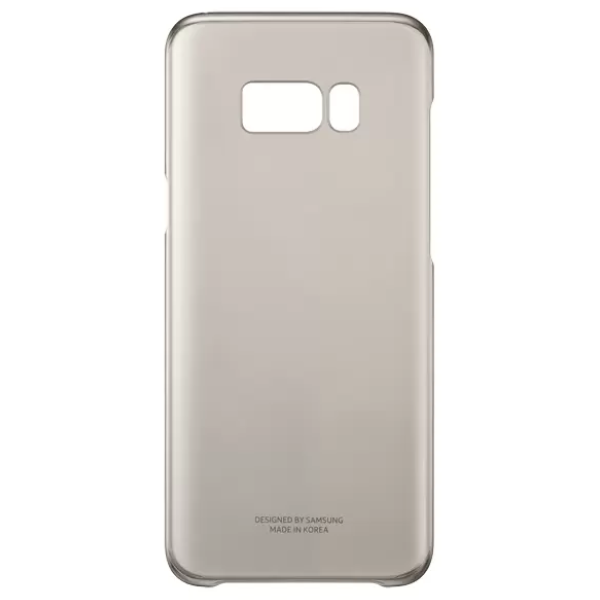 Чехол Samsung для Galaxy S8+ Clear Cover (EF-QG955CFEGRU) Gold