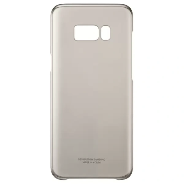 Чехол Samsung для Galaxy S8+ Clear Cover (EF-QG955CFEGRU) Gold - фото 4