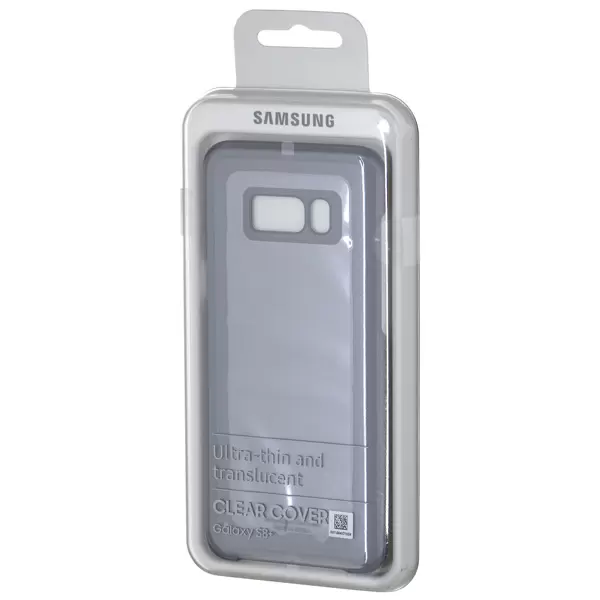 Қап Samsung Galaxy S8+ Clear Cover (EF-QG955CBEGRU) Black үшін