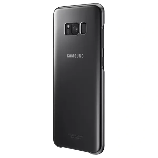 Чехол Samsung для Galaxy S8+ Clear Cover (EF-QG955CBEGRU) Black - фото 3