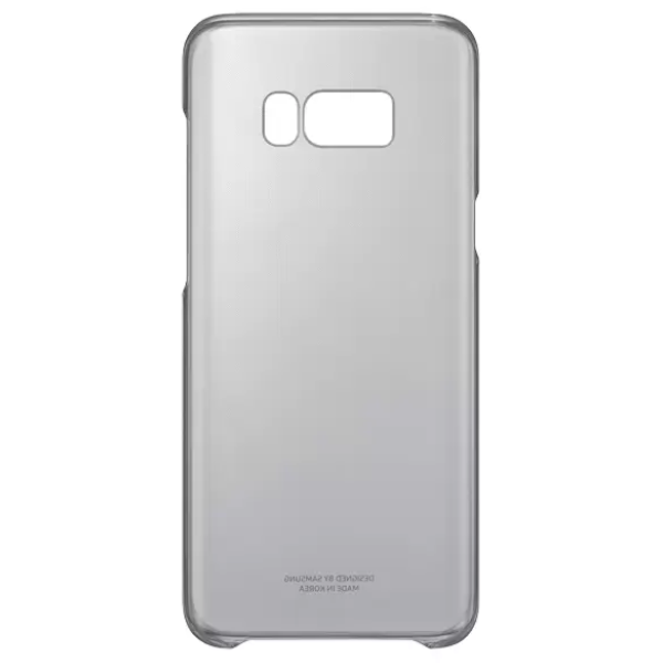 Қап Samsung Galaxy S8+ Clear Cover (EF-QG955CBEGRU) Black үшін