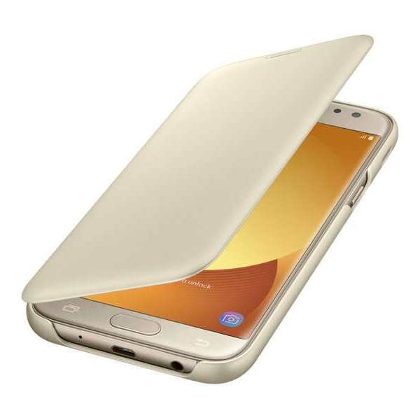 Чехол Samsung для Galaxy J5 2017 Wallet Cover (EF-WJ530CFEGRU) Gold