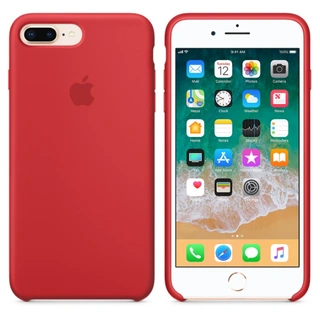 Чехол Apple для iPhone 7 Plus/8 Plus Silicone Case (MQH12) PRODUCT RED