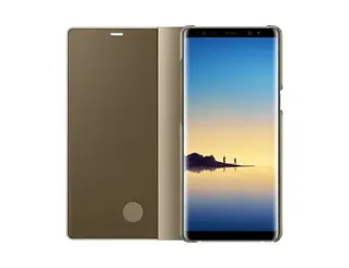 Чехол Samsung Clear View Standing Cover для Galaxy Note 8 (EF-ZN950CFEGRU), Gold