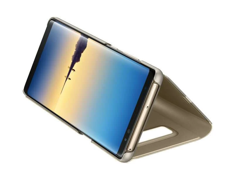 Чехол Samsung Clear View Standing Cover для Galaxy Note 8 (EF-ZN950CFEGRU), Gold - фото 5