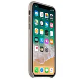 Чехол Apple iPhone X Leather Case Taupe - фото 3