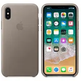 Чехол Apple iPhone X Leather Case Taupe