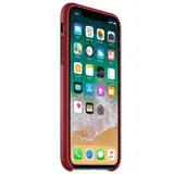 Чехол Apple iPhone X Leather Case PRODUCT Red - фото 3
