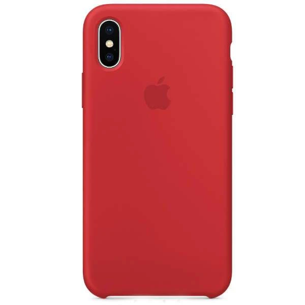 Чехол Apple iPhone X Silicone Case PRODUCT Red - фото 3