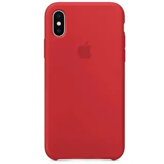 Чехол Apple iPhone X Silicone Case PRODUCT Red