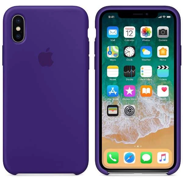Чехол Apple iPhone X Silicone Case Ultra Violet