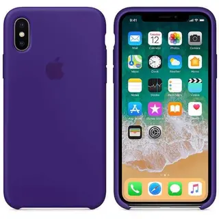 Чехол Apple iPhone X Silicone Case Ultra Violet