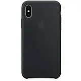 Чехол Apple iPhone X Silicone Case Black - фото 2