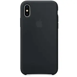 Чехол Apple iPhone X Silicone Case Black