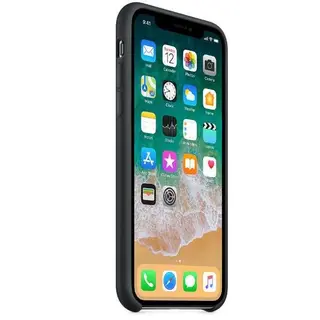 Чехол Apple iPhone X Silicone Case Black