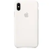 Чехол Apple iPhone X Silicone Case White - фото 3