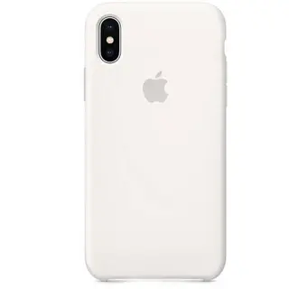 Чехол Apple iPhone X Silicone Case White