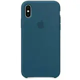 Чехол Apple iPhone X Silicone Case Cosmos Blue - фото 2