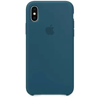 Чехол Apple iPhone X Silicone Case Cosmos Blue