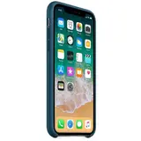 Чехол Apple iPhone X Silicone Case Cosmos Blue - фото 3
