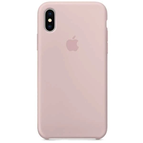 Чехол Apple iPhone X Silicone Case Pink Sand - фото 2