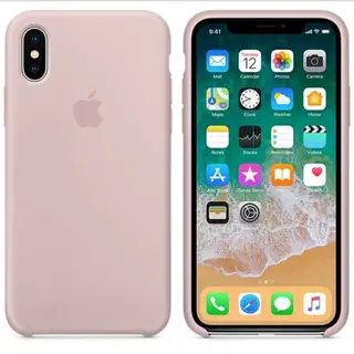 Чехол Apple iPhone X Silicone Case Pink Sand