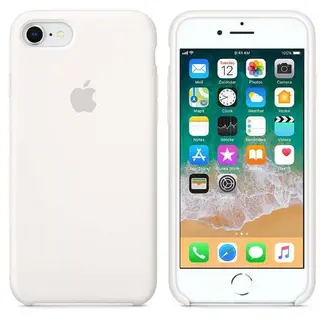 Чехол Apple iPhone 8/7 Silicone Case White
