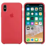 Чехол Apple iPhone X Silicone Case Red Raspberry