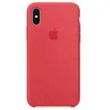 Чехол Apple iPhone X Silicone Case Red Raspberry - фото 3