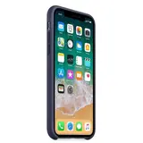 Чехол Apple iPhone X Silicone Case Midnight Blue - фото 2