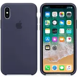 Чехол Apple iPhone X Silicone Case Midnight Blue