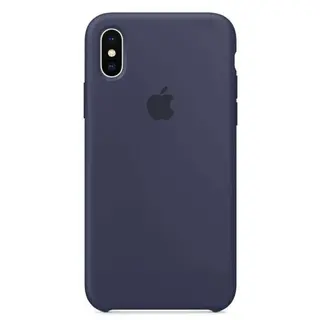 Чехол Apple iPhone X Silicone Case Midnight Blue