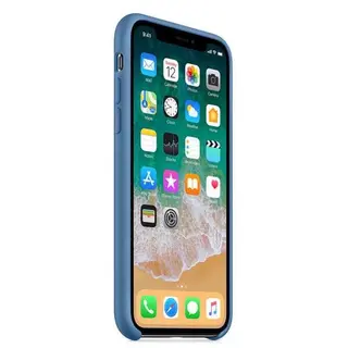 Чехол Apple iPhone X Silicone Case Denim Blue