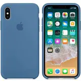 Чехол Apple iPhone X Silicone Case Denim Blue