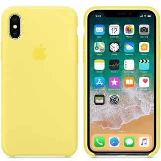 Чехол Apple iPhone X Silicone Case Lemonade
