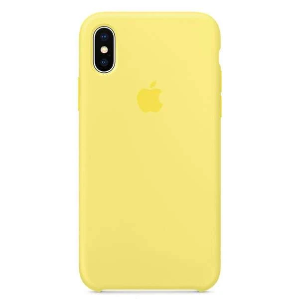 Чехол Apple iPhone X Silicone Case Lemonade - фото 3
