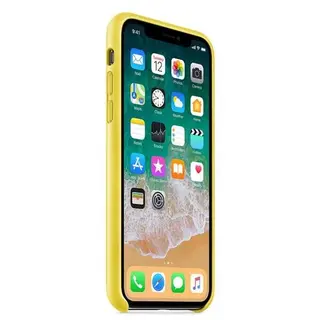 Чехол Apple iPhone X Leather Case Spring Yellow