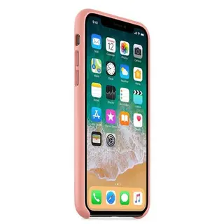 Чехол Apple iPhone X Leather Case Soft Pink