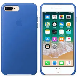 Чехол Apple для iPhone 7 Plus/8 Plus Leather Case (MRG92) Electric Blue