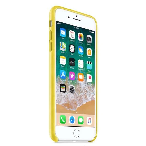Чехол Apple для iPhone 7 Plus/8 Plus Leather Case (MRGC2) Spring Yellow - фото 3