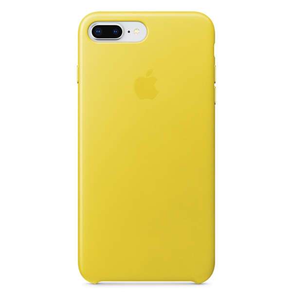 Қап Apple iPhone 7 Plus/8 Plus Leather Case (MRGC2) Spring Yellow үшін