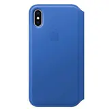 Чехол Apple для iPhone X Leather Folio (MRGE2) Electric Blue - фото 3